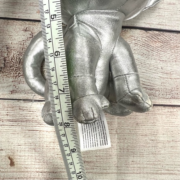 Pokemon 25th Anniversary Silver Grookey Plush Stuffed Animal 8" Metallic - Picture 9 of 9